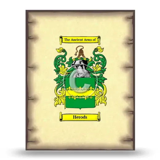 Herods Coat of Arms Print