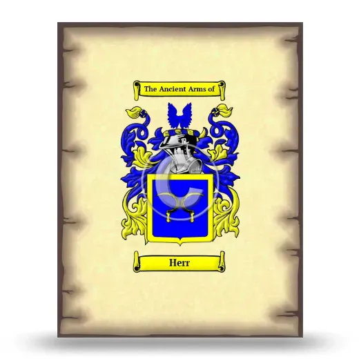 Herr Coat of Arms Print