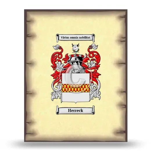 Herreck Coat of Arms Print