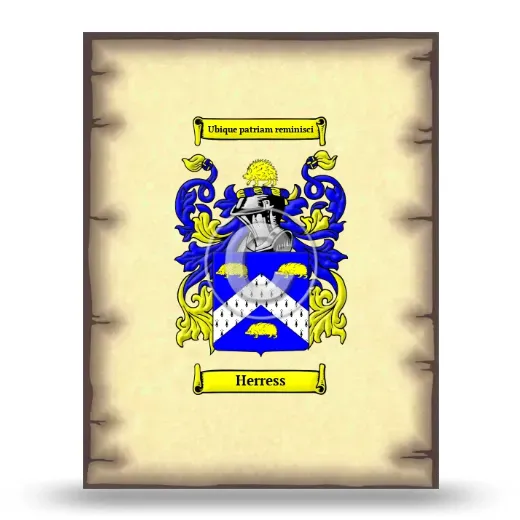 Herress Coat of Arms Print