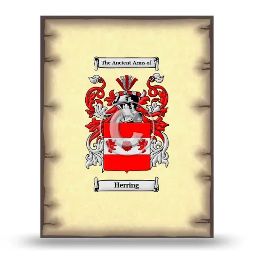 Herring Coat of Arms Print