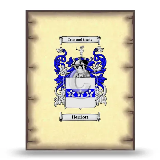 Herriott Coat of Arms Print