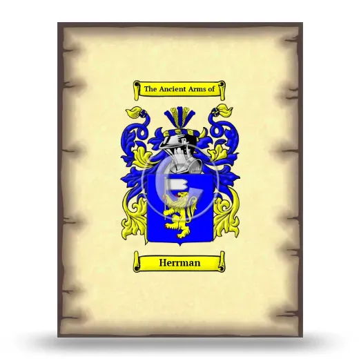 Herrman Coat of Arms Print