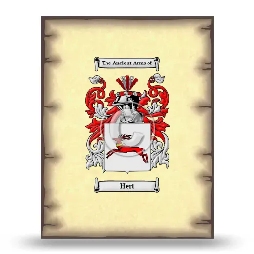 Hert Coat of Arms Print