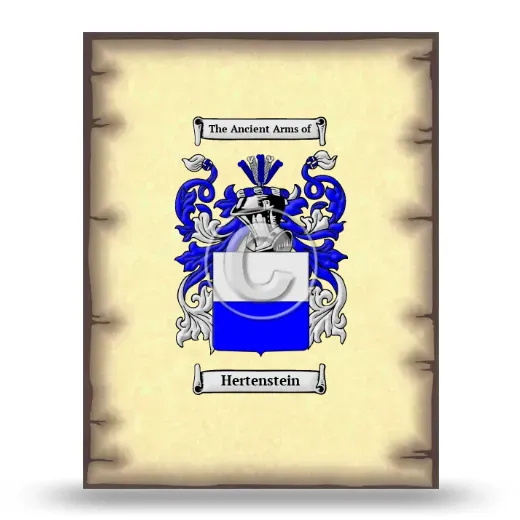 Hertenstein Coat of Arms Print