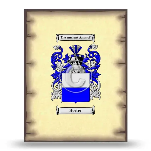 Herter Coat of Arms Print