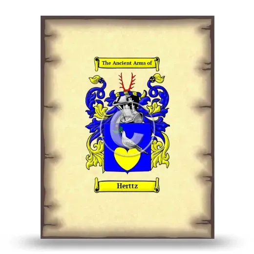 Herttz Coat of Arms Print