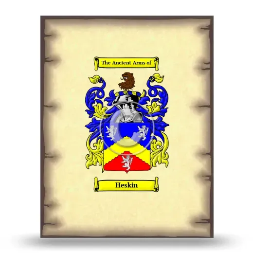 Heskin Coat of Arms Print