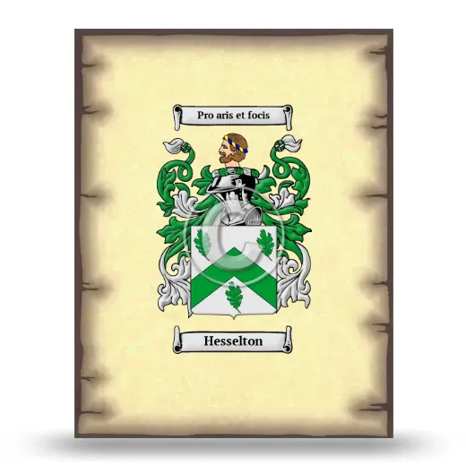 Hesselton Coat of Arms Print