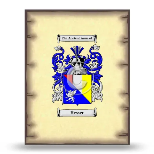 Hesser Coat of Arms Print