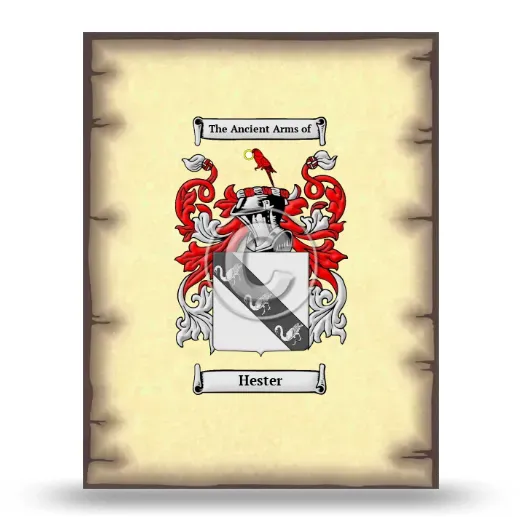 Hester Coat of Arms Print