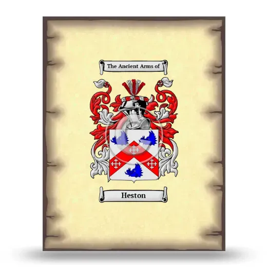 Heston Coat of Arms Print