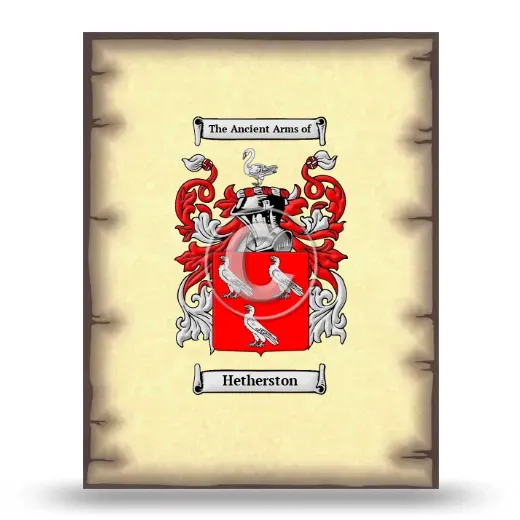 Hetherston Coat of Arms Print