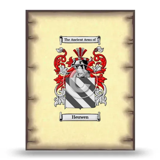 Heuwen Coat of Arms Print