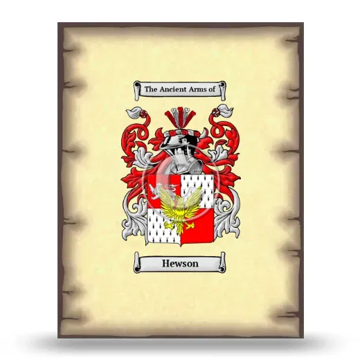 Hewson Coat of Arms Print
