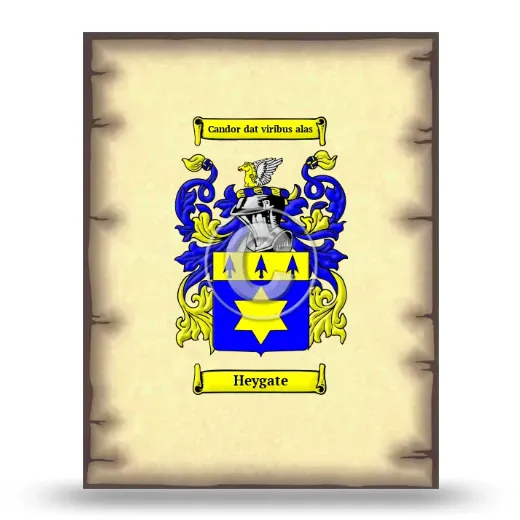 Heygate Coat of Arms Print