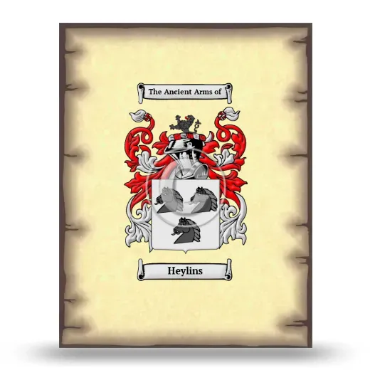 Heylins Coat of Arms Print