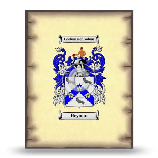 Heyman Coat of Arms Print