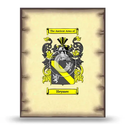 Heymer Coat of Arms Print