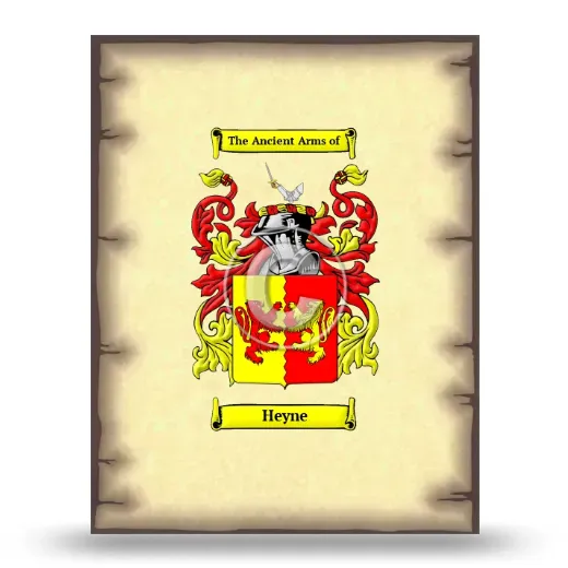 Heyne Coat of Arms Print