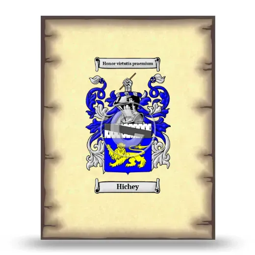 Hichey Coat of Arms Print
