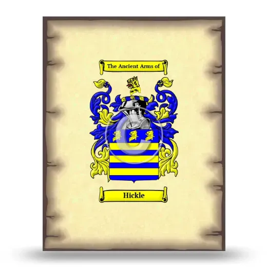 Hickle Coat of Arms Print