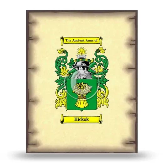 Hickok Coat of Arms Print