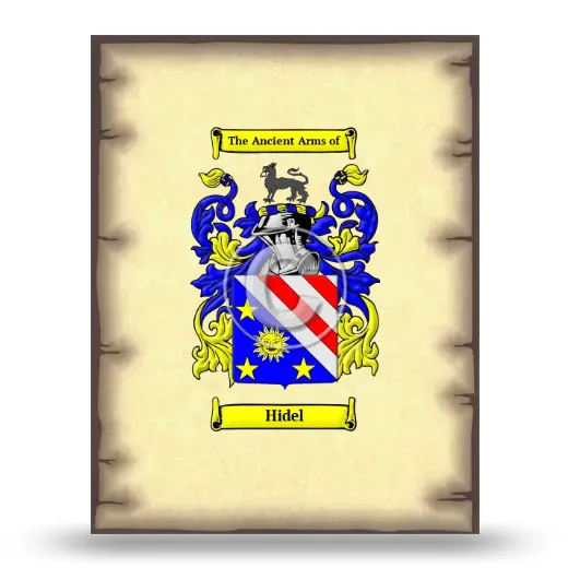 Hidel Coat of Arms Print