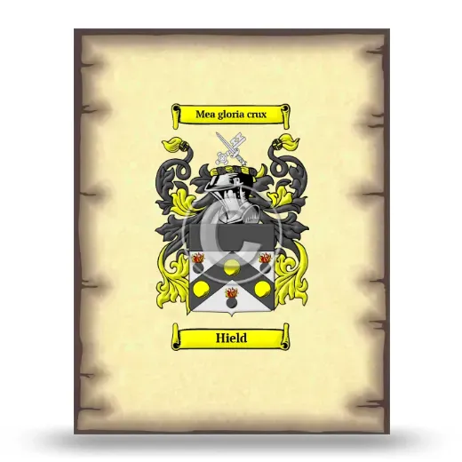 Hield Coat of Arms Print