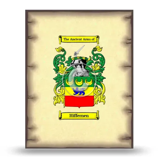 Hiffernen Coat of Arms Print
