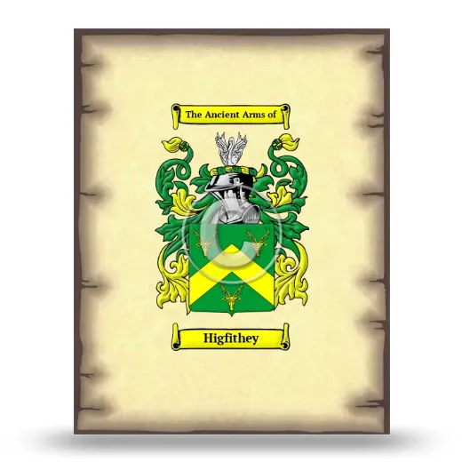 Higfithey Coat of Arms Print