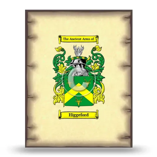 Higgeford Coat of Arms Print