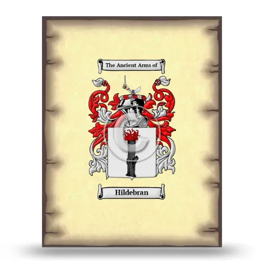 Hildebran Coat of Arms Print