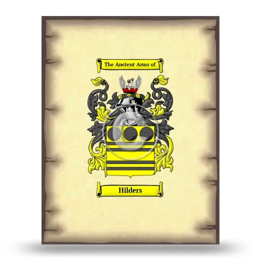 Hilders Coat of Arms Print