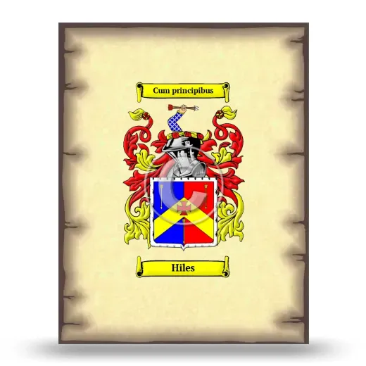 Hiles Coat of Arms Print