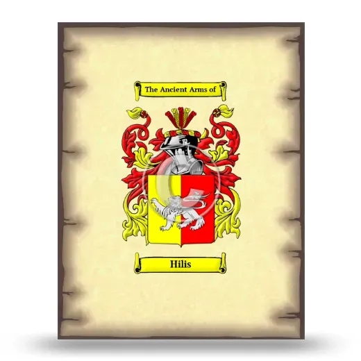 Hilis Coat of Arms Print