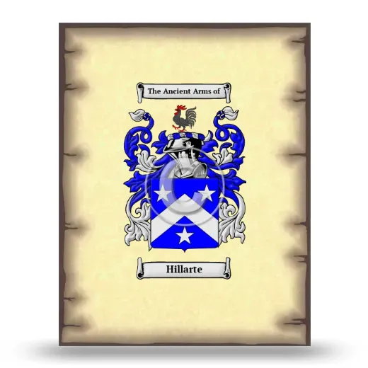 Hillarte Coat of Arms Print