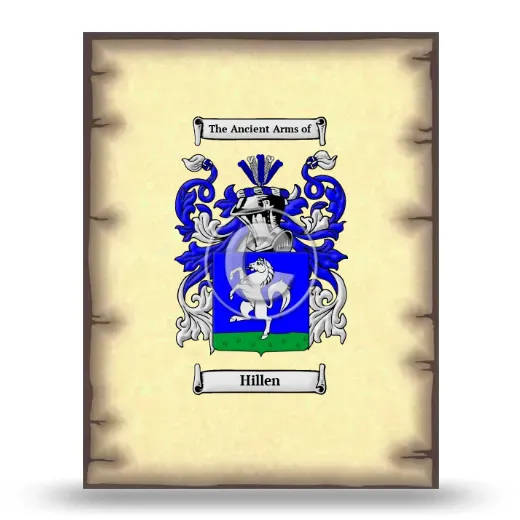 Hillen Coat of Arms Print