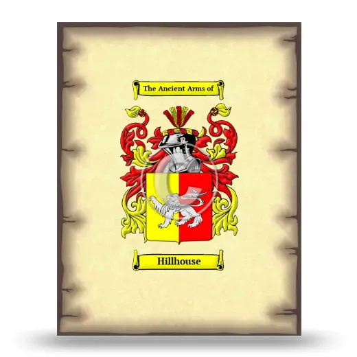 Hillhouse Coat of Arms Print
