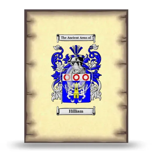Hilliam Coat of Arms Print