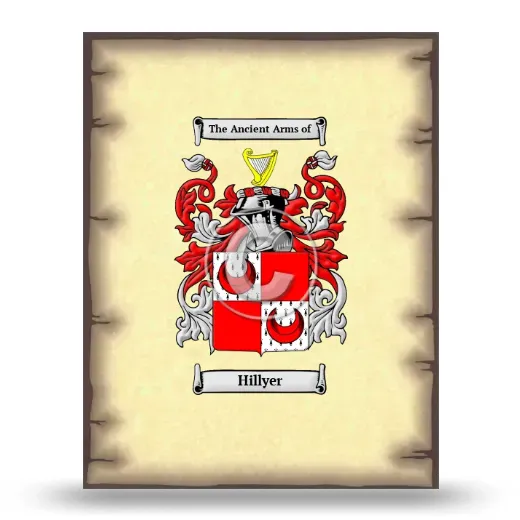 Hillyer Coat of Arms Print