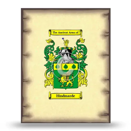 Hindmarde Coat of Arms Print