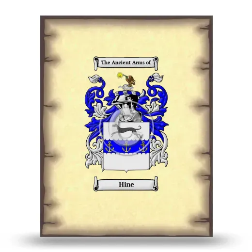 Hine Coat of Arms Print
