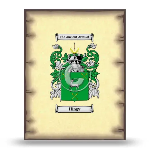 Hingy Coat of Arms Print