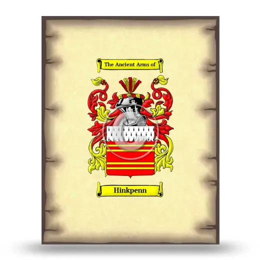 Hinkpenn Coat of Arms Print