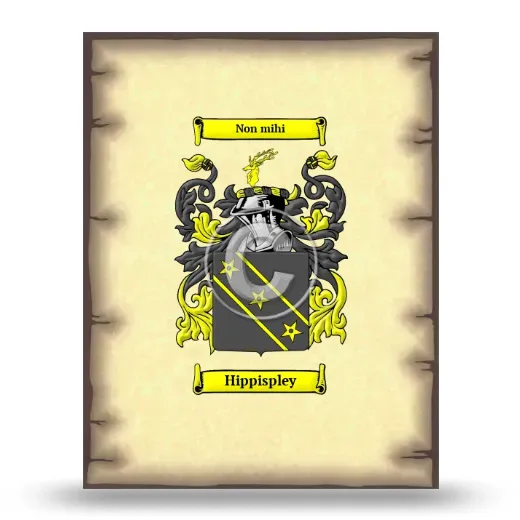 Hippispley Coat of Arms Print