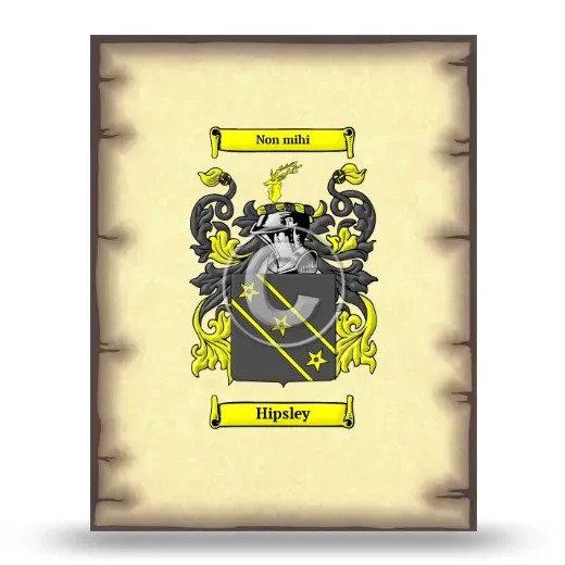 Hipsley Coat of Arms Print