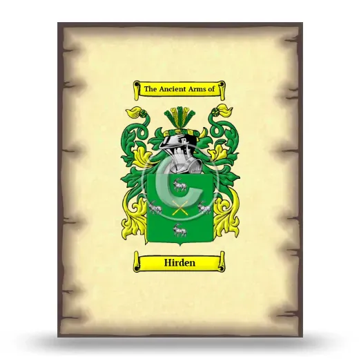 Hirden Coat of Arms Print