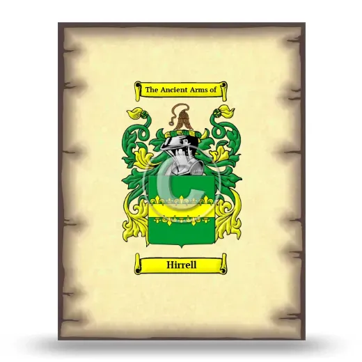 Hirrell Coat of Arms Print