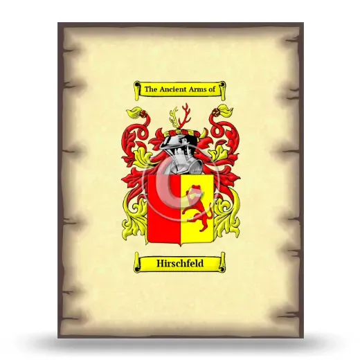 Hirschfeld Coat of Arms Print